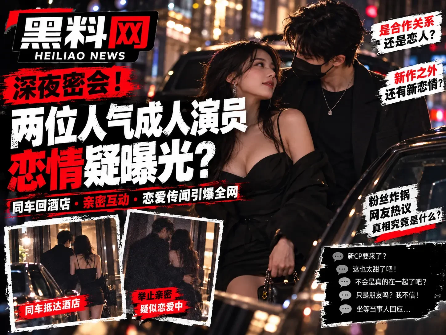 深夜同框｜合作还是友情？